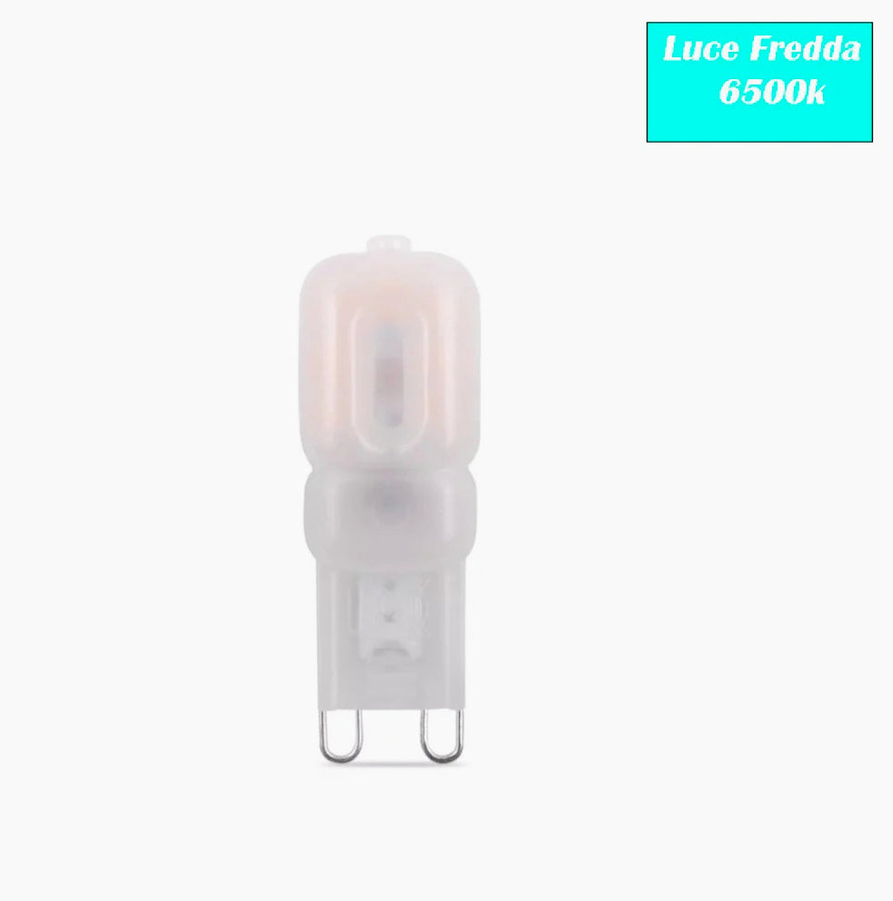 Lampadina LED G9 2,5W – 3000K/4000K/6500K per lampadari e applique - ambraled