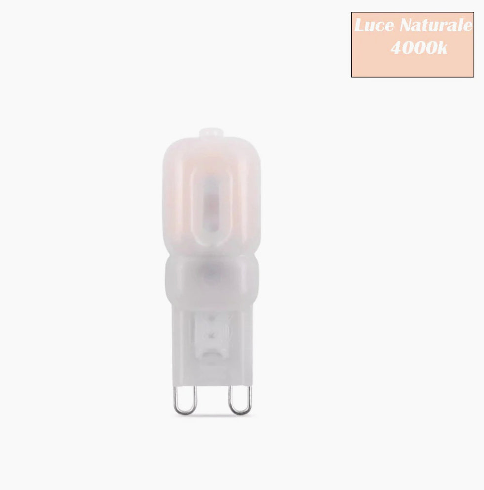 Lampadina LED G9 2,5W – 3000K/4000K/6500K per lampadari e applique - ambraled