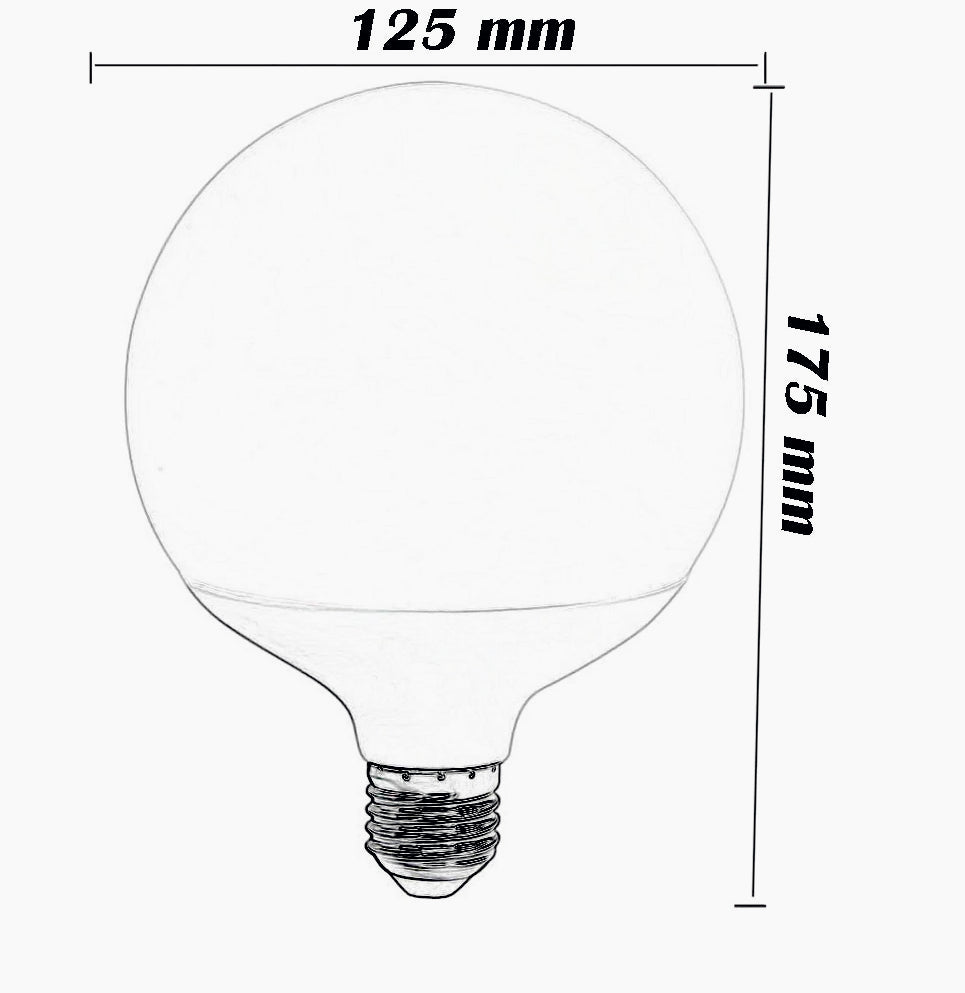 Lampadina LED 21W E27 – Globo G125 3000K/4000K/6500K - ambraled