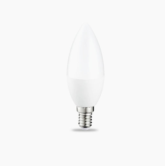 Lampadina LED a forma di candela E14 8W – Colore oliva, luce fredda / calda / naturale - ambraled
