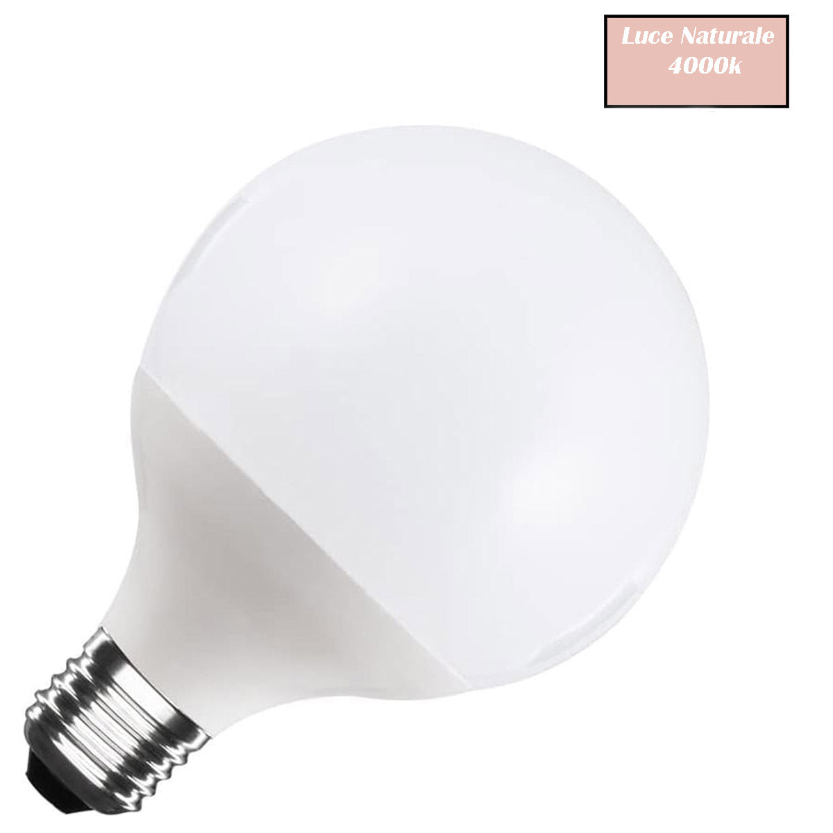 Lampadina LED a sfera E27 18W – G95, luce fredda / calda / naturale - ambraled