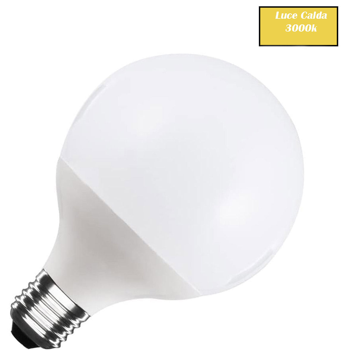 Lampadina LED a sfera E27 18W – G95, luce fredda / calda / naturale - ambraled