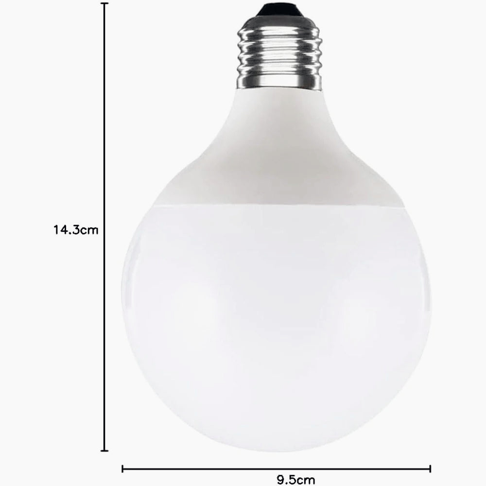 Lampadina LED a sfera E27 18W – G95, luce fredda / calda / naturale - ambraled