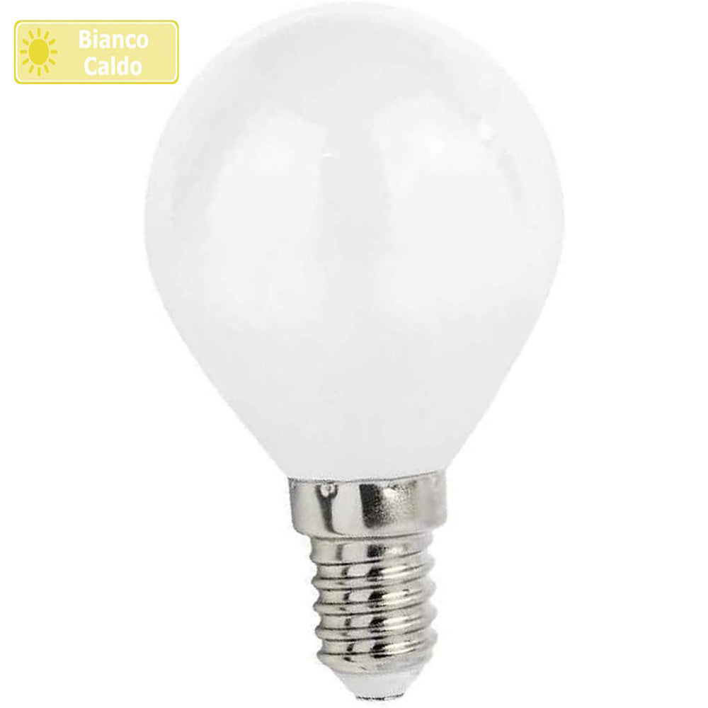 Lampadina LED filamento opaca E14 4W – G45 2700K/4000K/6500K - ambraled