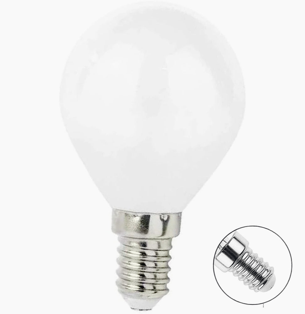 Lampadina LED filamento opaca E14 4W – G45 2700K/4000K/6500K - ambraled