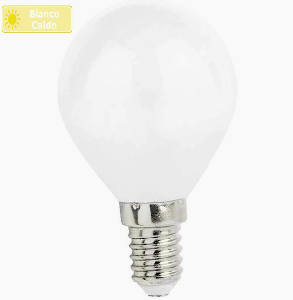 Lampadina LED filamento opaca E14 4W – G45 2700K/4000K/6500K - ambraled