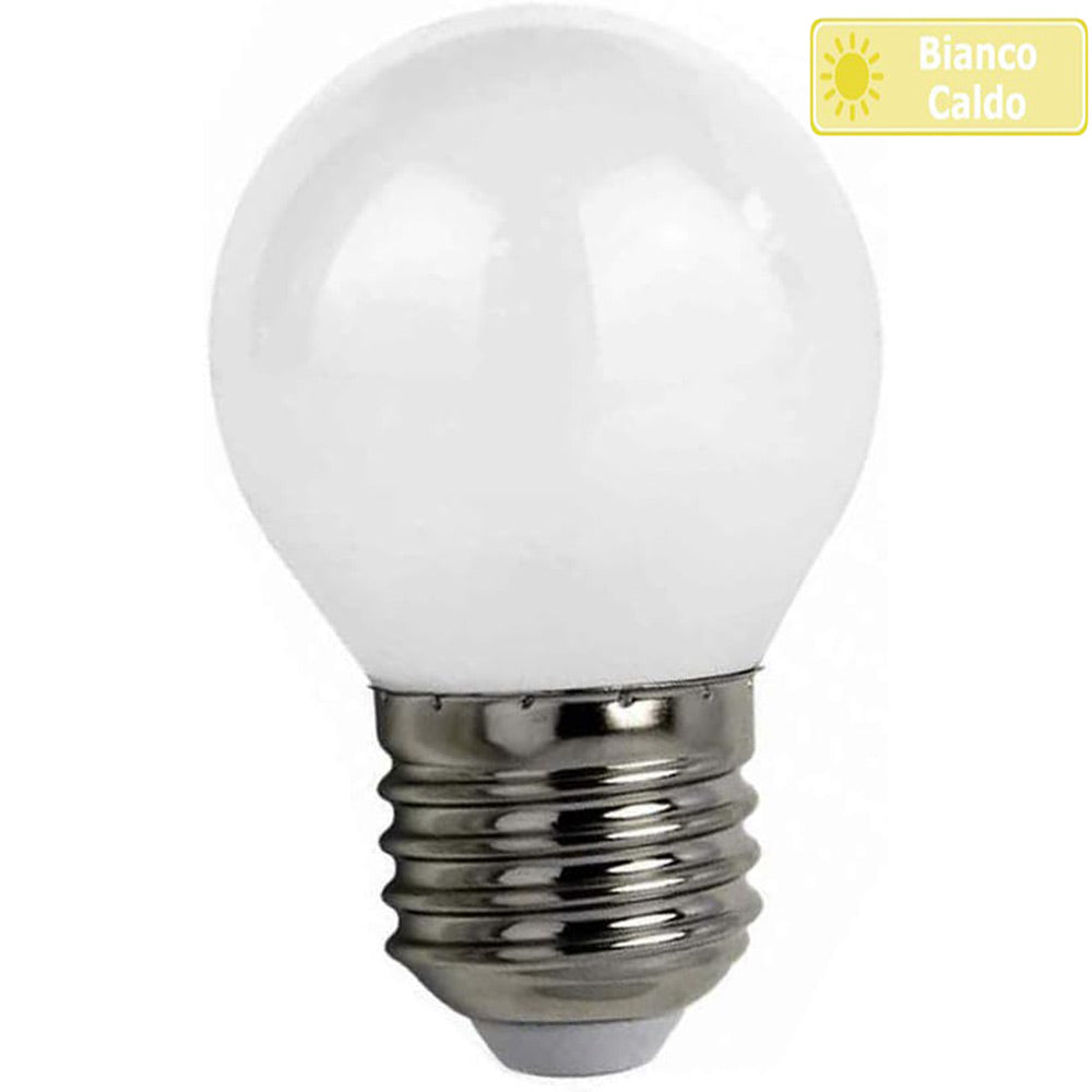 Lampadina LED filamento opaca E27 4W – G45 2700K/4000K/6500K - ambraled