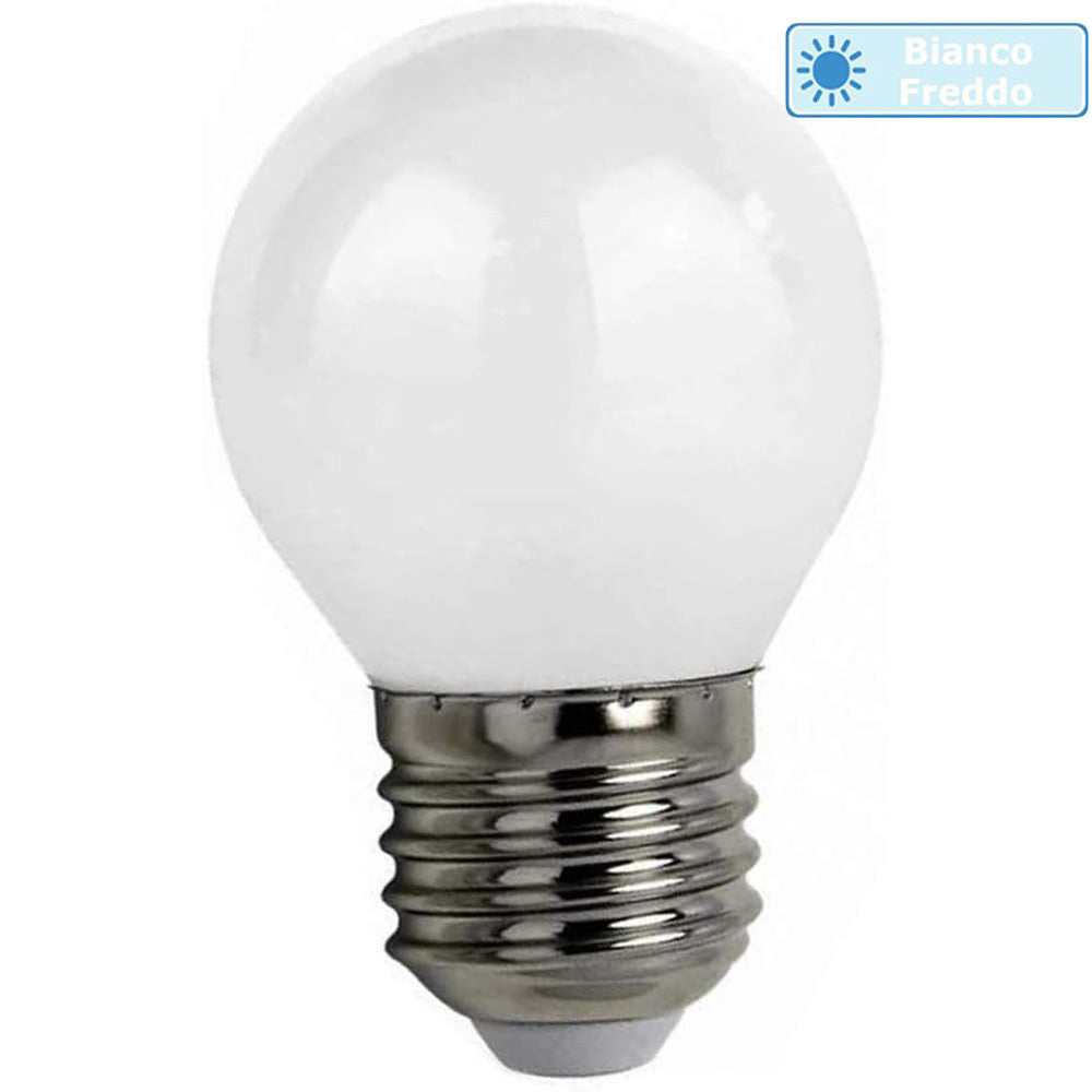 Lampadina LED filamento opaca E27 4W – G45 2700K/4000K/6500K - ambraled