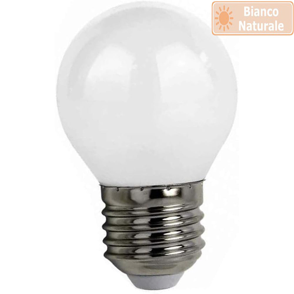 Lampadina LED filamento opaca E27 4W – G45 2700K/4000K/6500K - ambraled