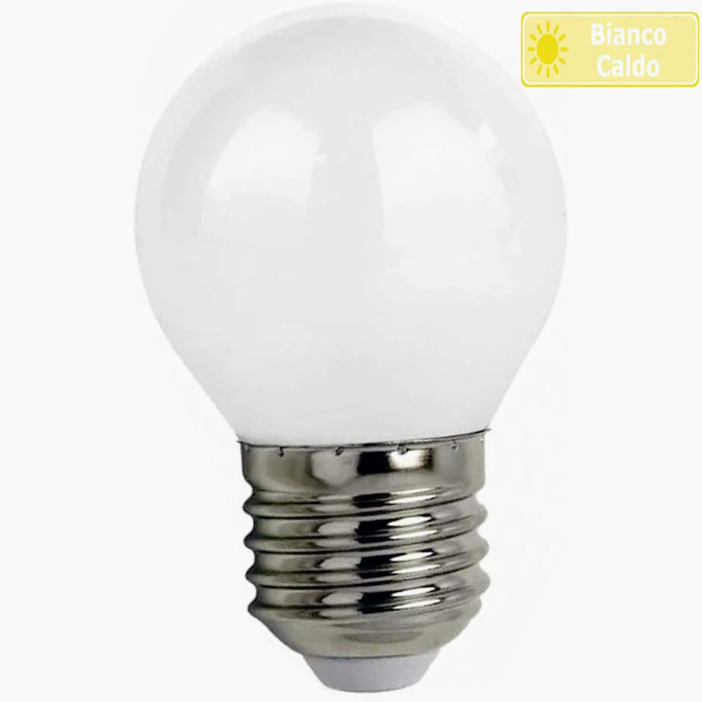 Lampadina LED filamento opaca E27 4W – G45 2700K/4000K/6500K - ambraled
