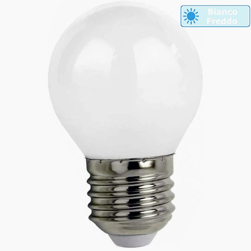 Lampadina LED filamento opaca E27 4W – G45 2700K/4000K/6500K - ambraled