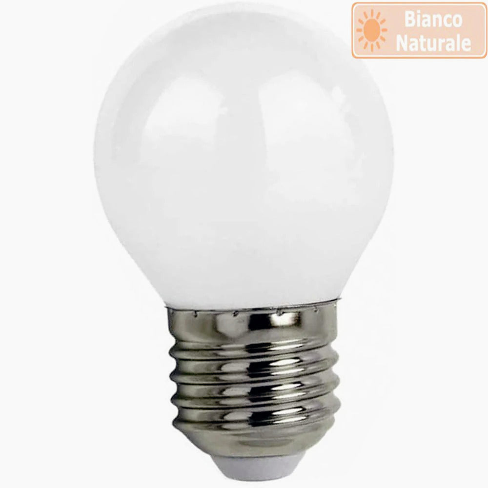 Lampadina LED filamento opaca E27 4W – G45 2700K/4000K/6500K - ambraled
