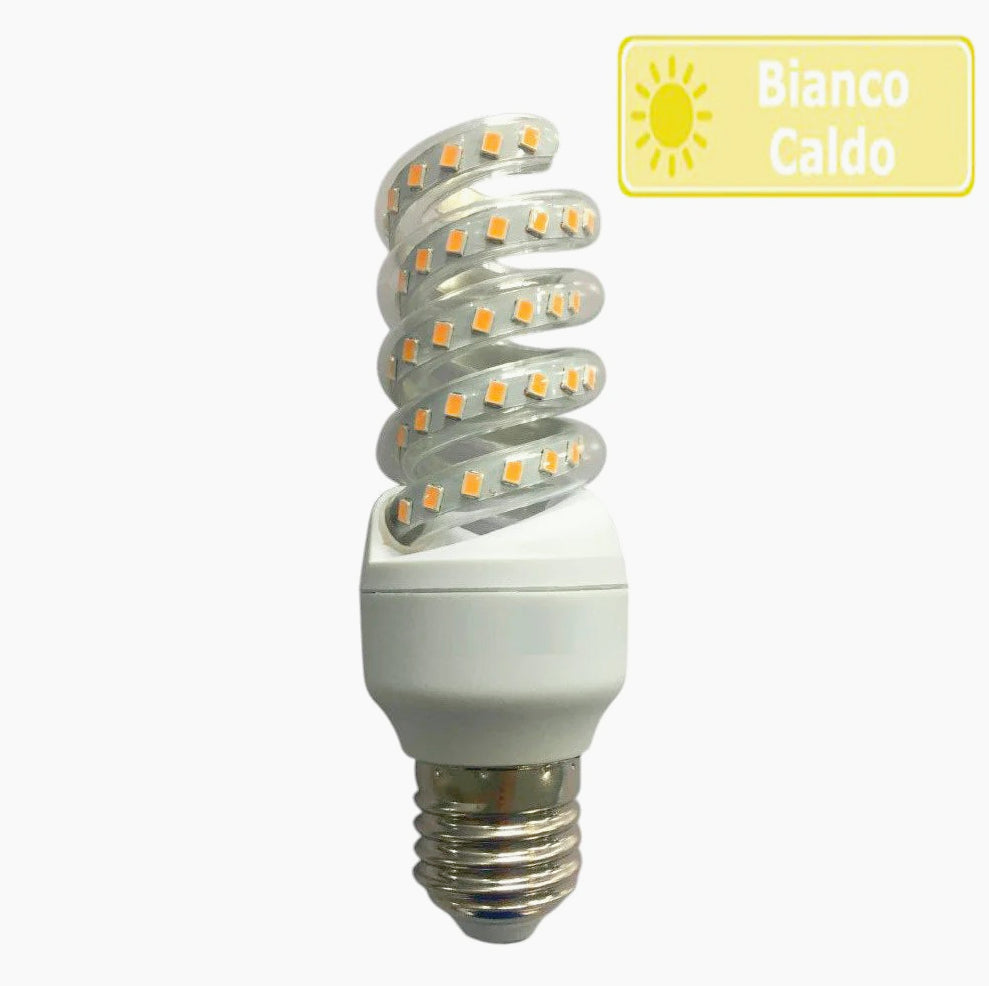 Lampadina LED spirale E27 13W – 3000K/4000K/6500K - ambraled