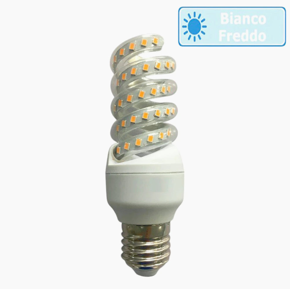 Lampadina LED spirale E27 13W – 3000K/4000K/6500K - ambraled