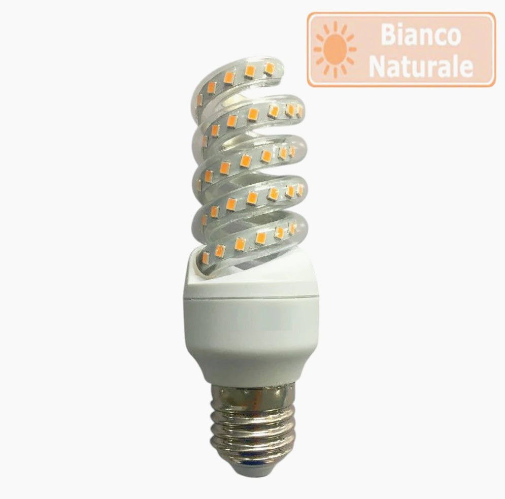 Lampadina LED spirale E27 13W – 3000K/4000K/6500K - ambraled