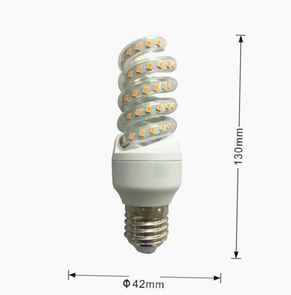 Lampadina LED spirale E27 13W – 3000K/4000K/6500K - ambraled