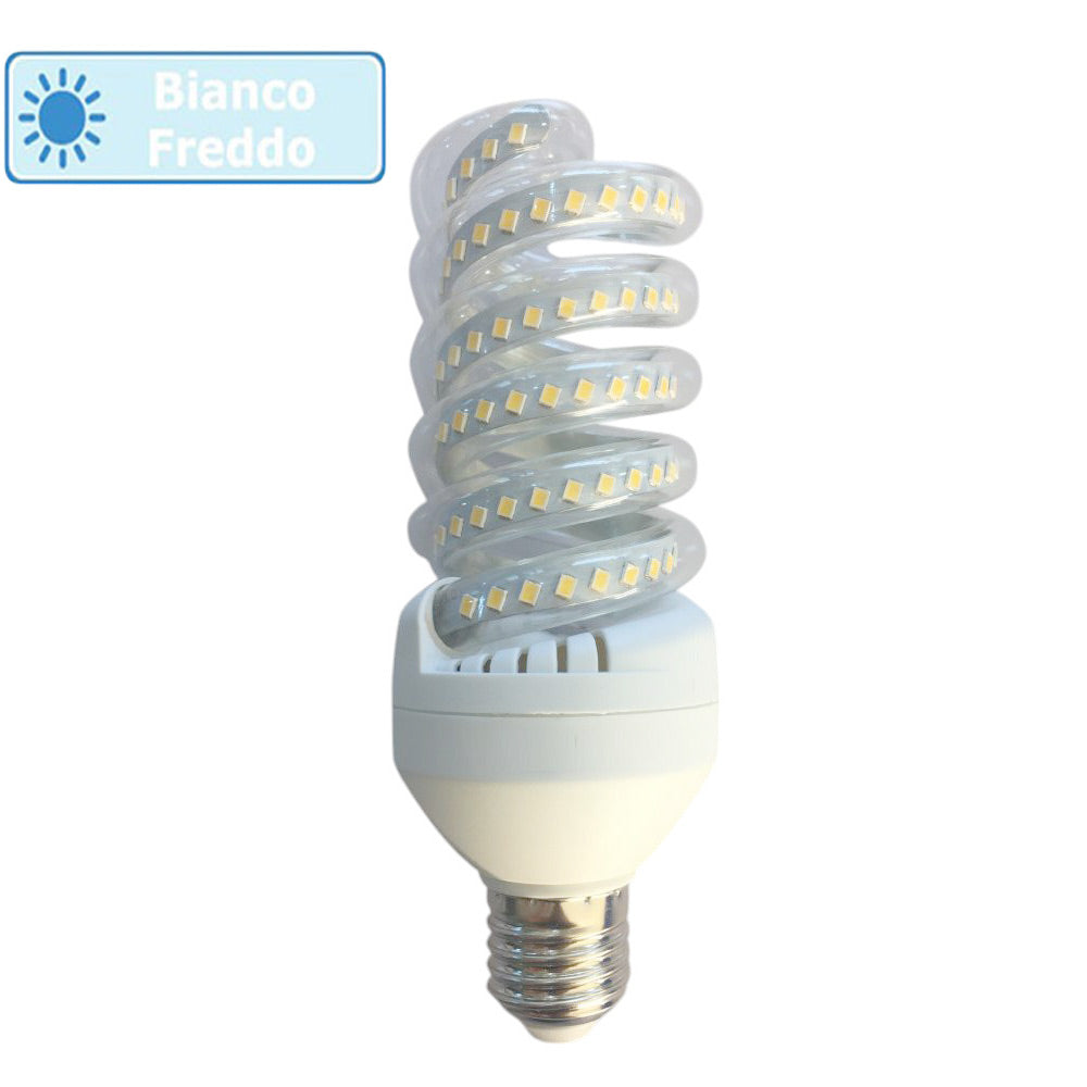 Lampadina LED spirale E27 22W – 3000K/4000K/6500K - ambraled