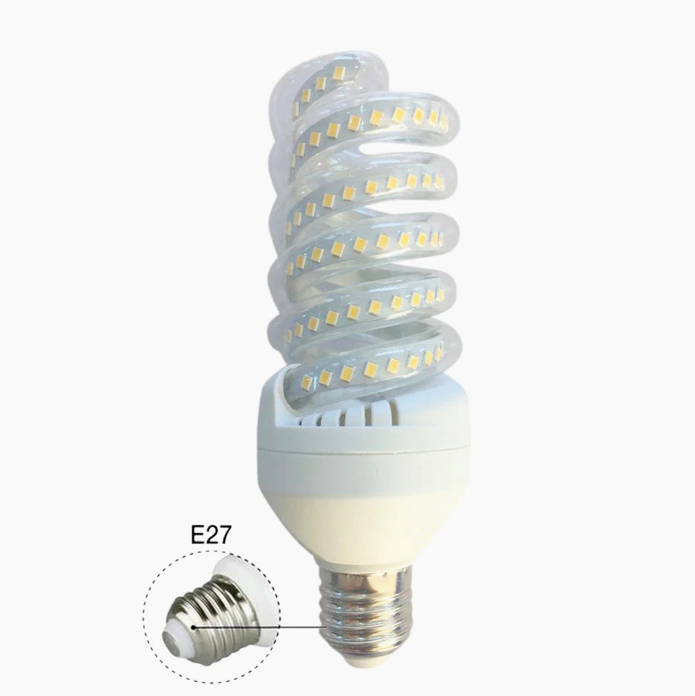 Lampadina LED spirale E27 22W – 3000K/4000K/6500K - ambraled