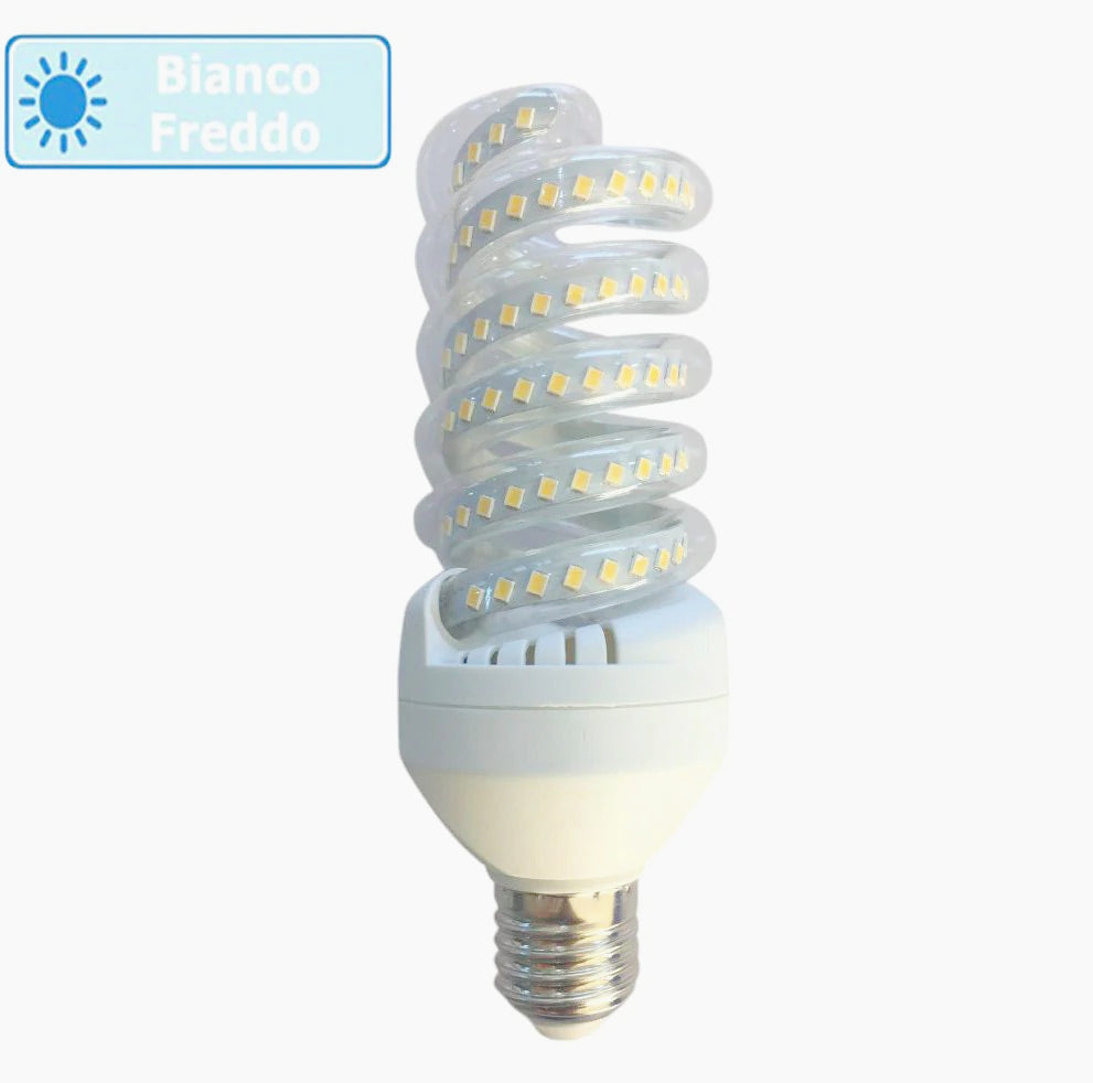 Lampadina LED spirale E27 22W – 3000K/4000K/6500K - ambraled