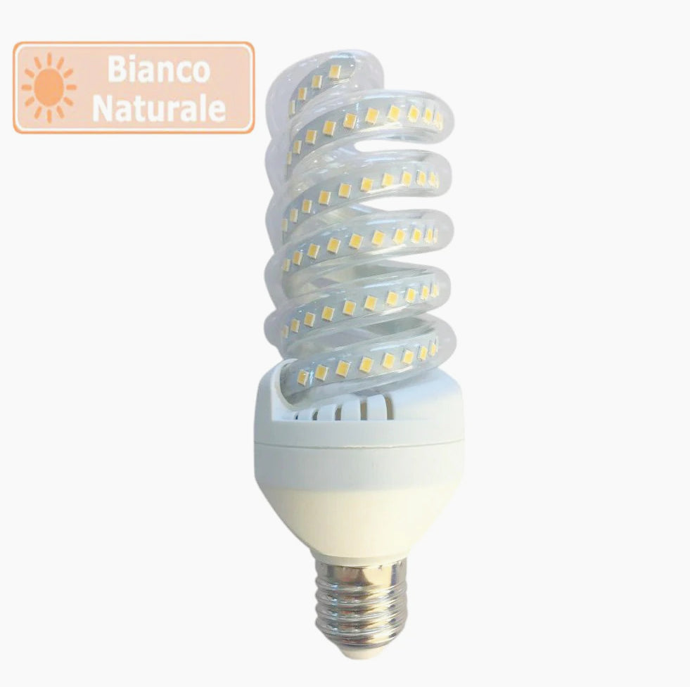 Lampadina LED spirale E27 22W – 3000K/4000K/6500K - ambraled