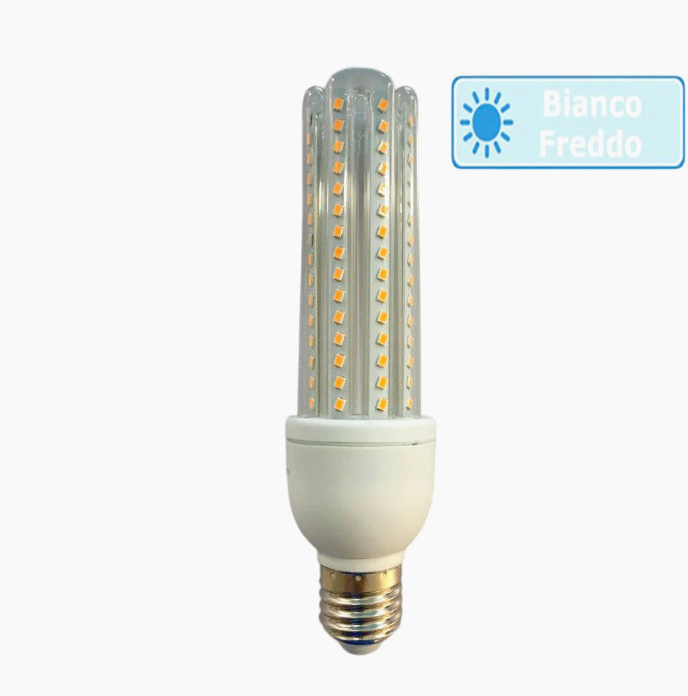 Lampadina LED tubolare E27 10W – 3000K/4000K/6500K - ambraled