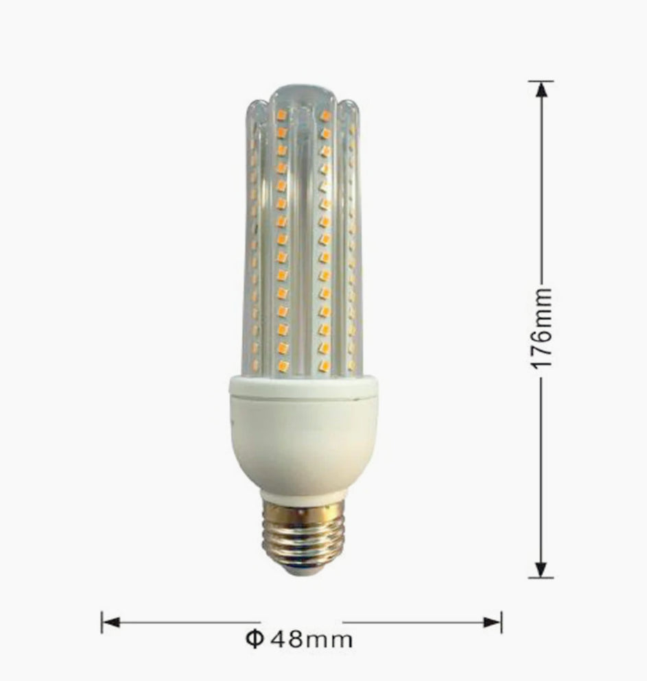 Lampadina LED tubolare E27 20W – 3000K/4000K/6500K - ambraled