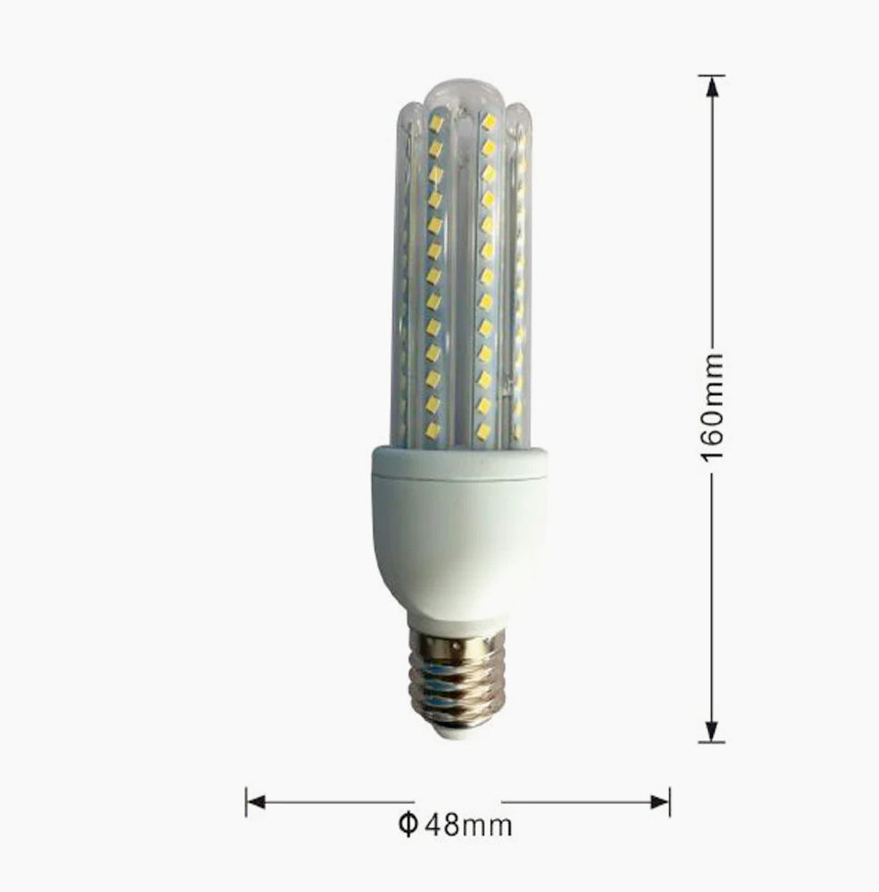 Lampadina LED tubolare E27 18W – 3000K/4000K/6500K - ambraled
