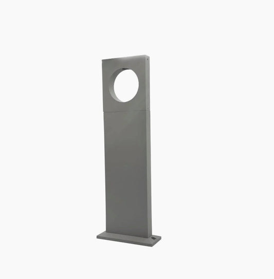 Lampione giardino 12W LED COB – 50cm 3000K/4000K/6500K grigio con palo - ambraled