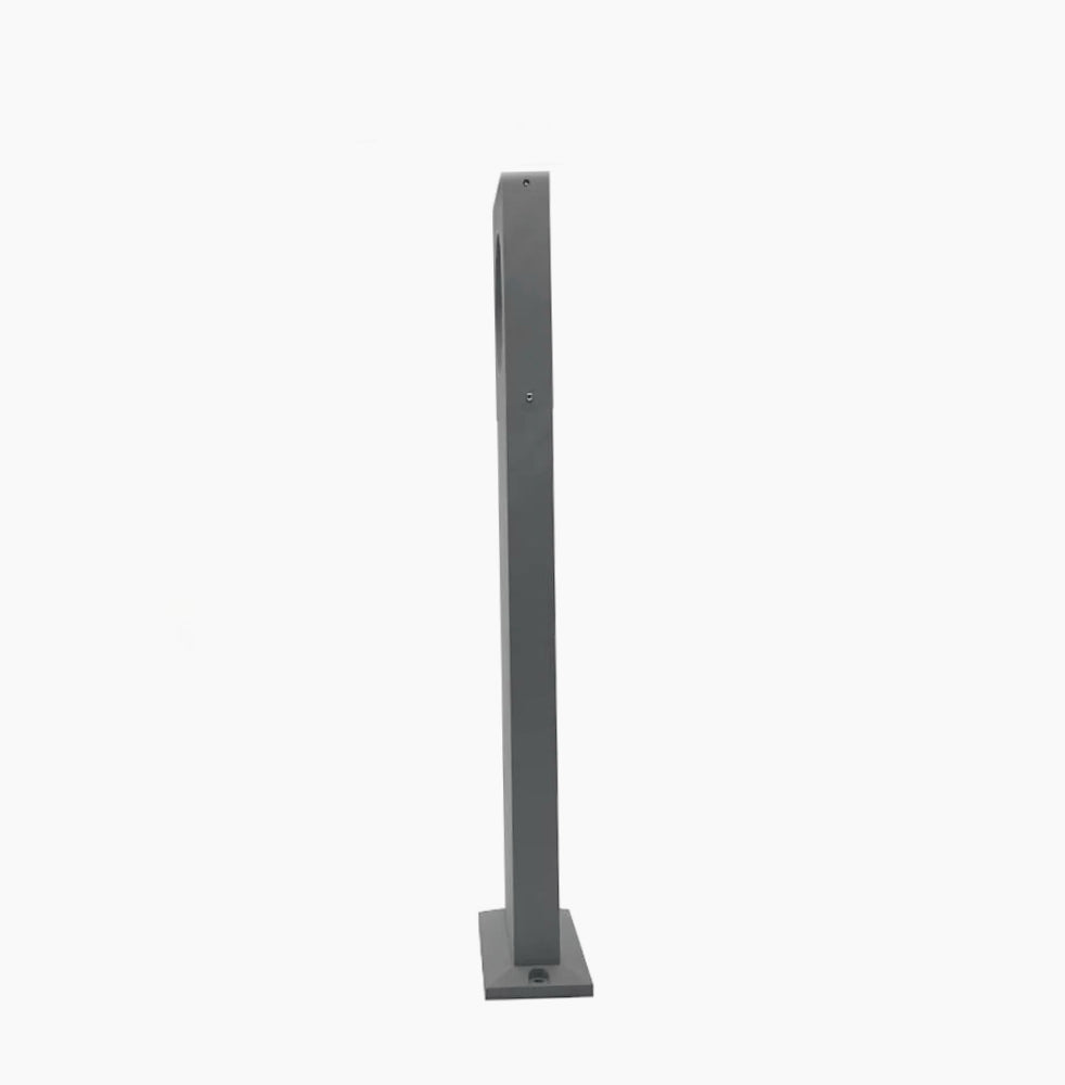 Lampione giardino 12W LED COB – 50cm 3000K/4000K/6500K grigio con palo - ambraled