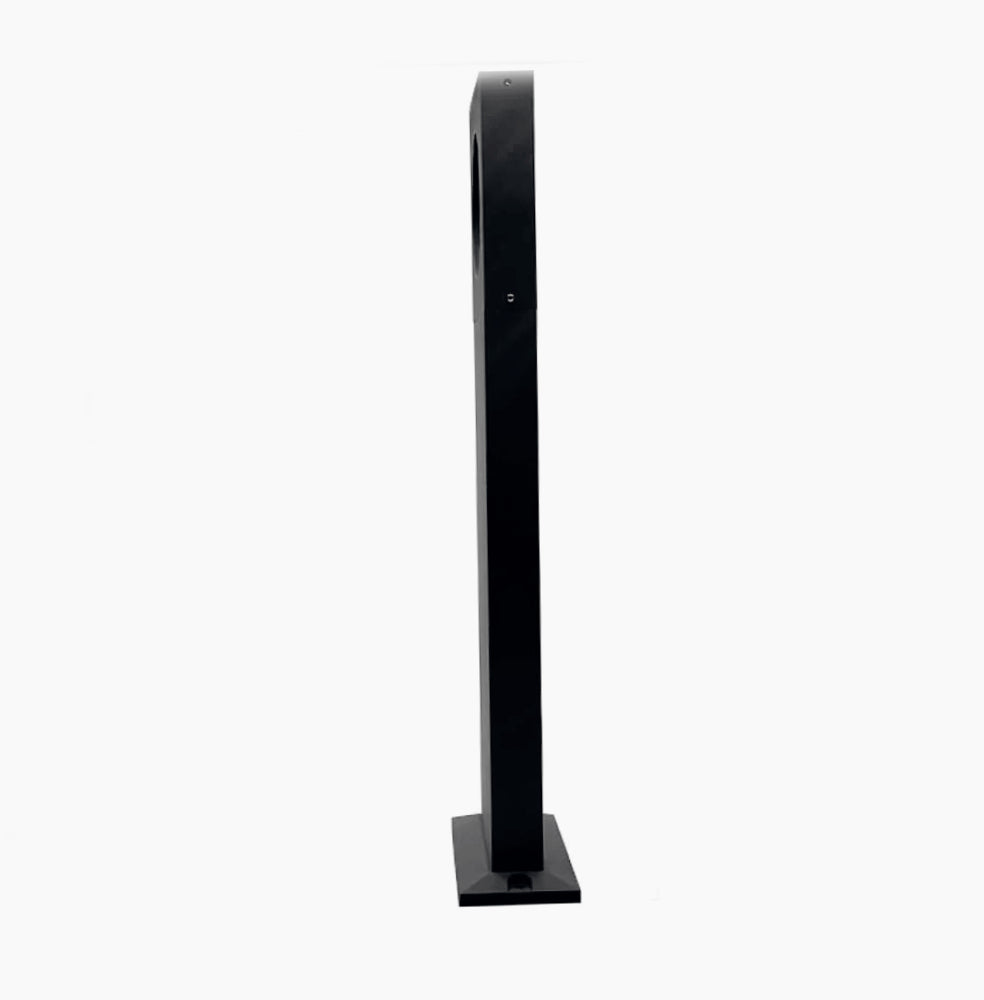 Lampione giardino 12W LED COB – 50cm 3000K/4000K/6500K nero con palo - ambraled
