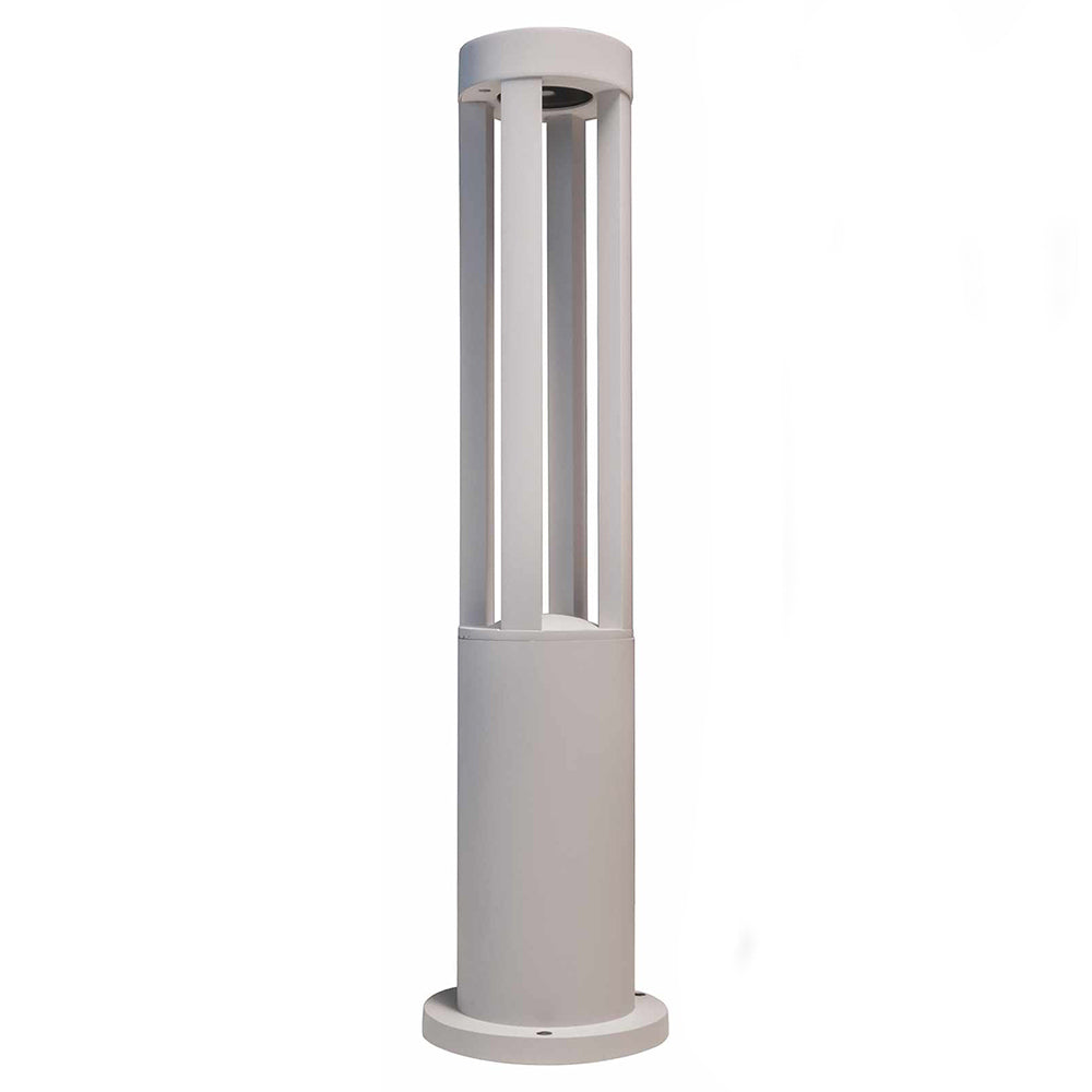 Lampione giardino grigio – LED COB 12W IP65 vialetti - ambraled