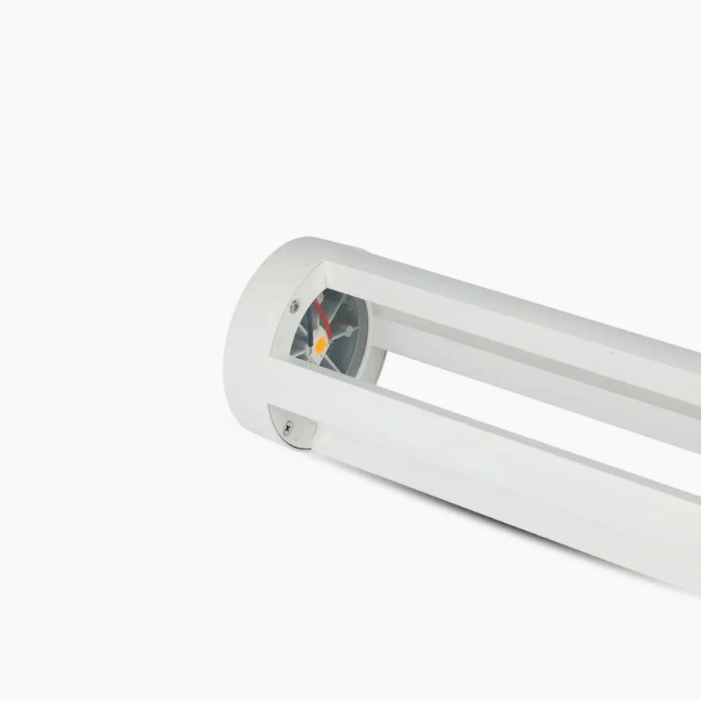 Lampione giardino grigio – LED COB 12W IP65 vialetti - ambraled
