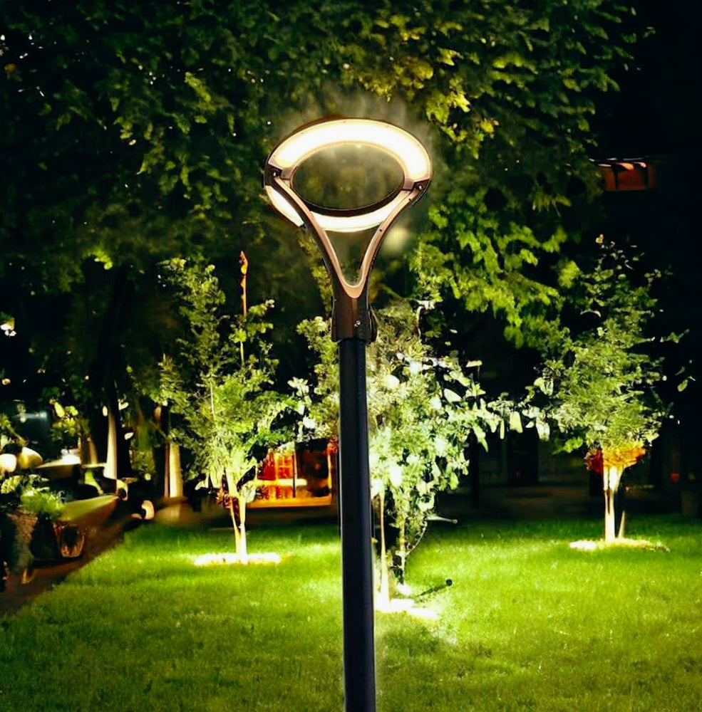 Lampione giardino 100W – 3M palo vialetti IP65 esterno - ambraled