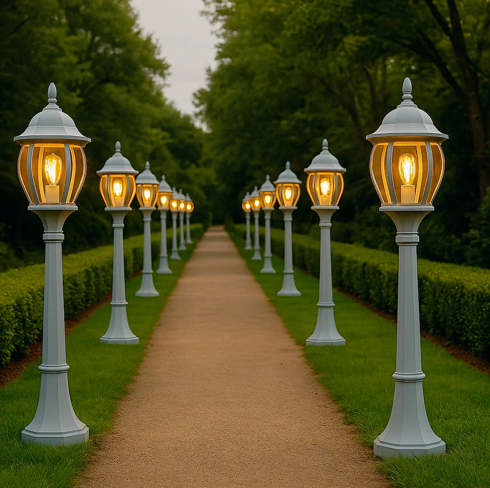 Lampione lanterna giardino – Esterno E27 per esterni - ambraled
