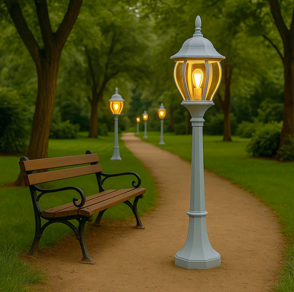 Lampione lanterna giardino – Esterno E27 per esterni - ambraled