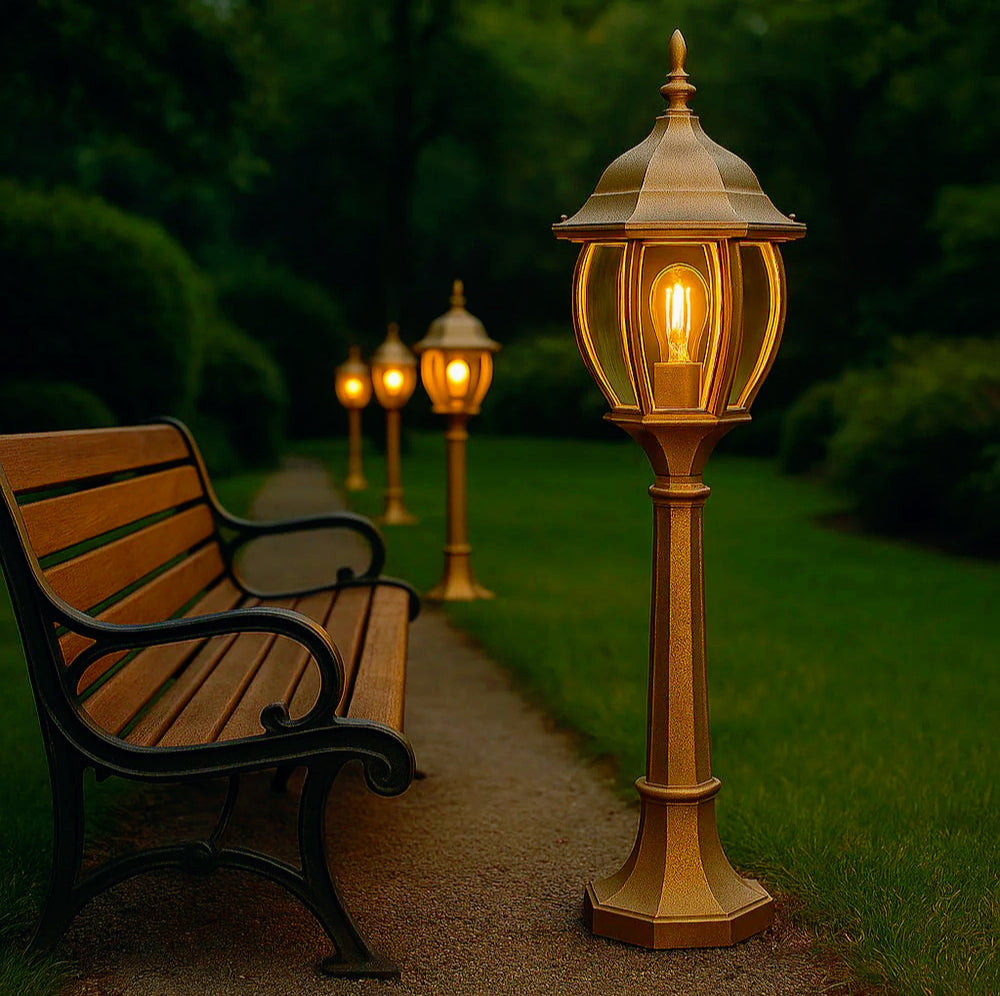Lampione lanterna giardino – Esterno E27 per esterni - ambraled