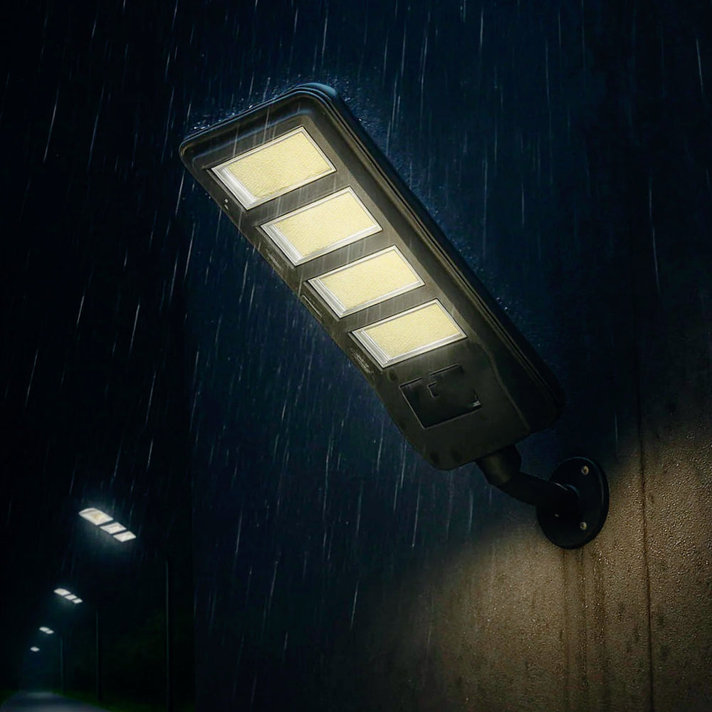Lampione faro solare LED 220W – Sensore prossimità IP65 con palo - ambraled