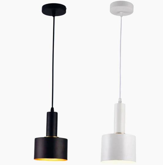 Lampadario a sospensione minimal E27 – Design essenziale da soffitto, lampada pendente - ambraled