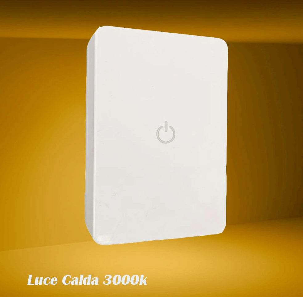 Luce notturna 4LED – Touch 0.6W doppia emissione - ambraled