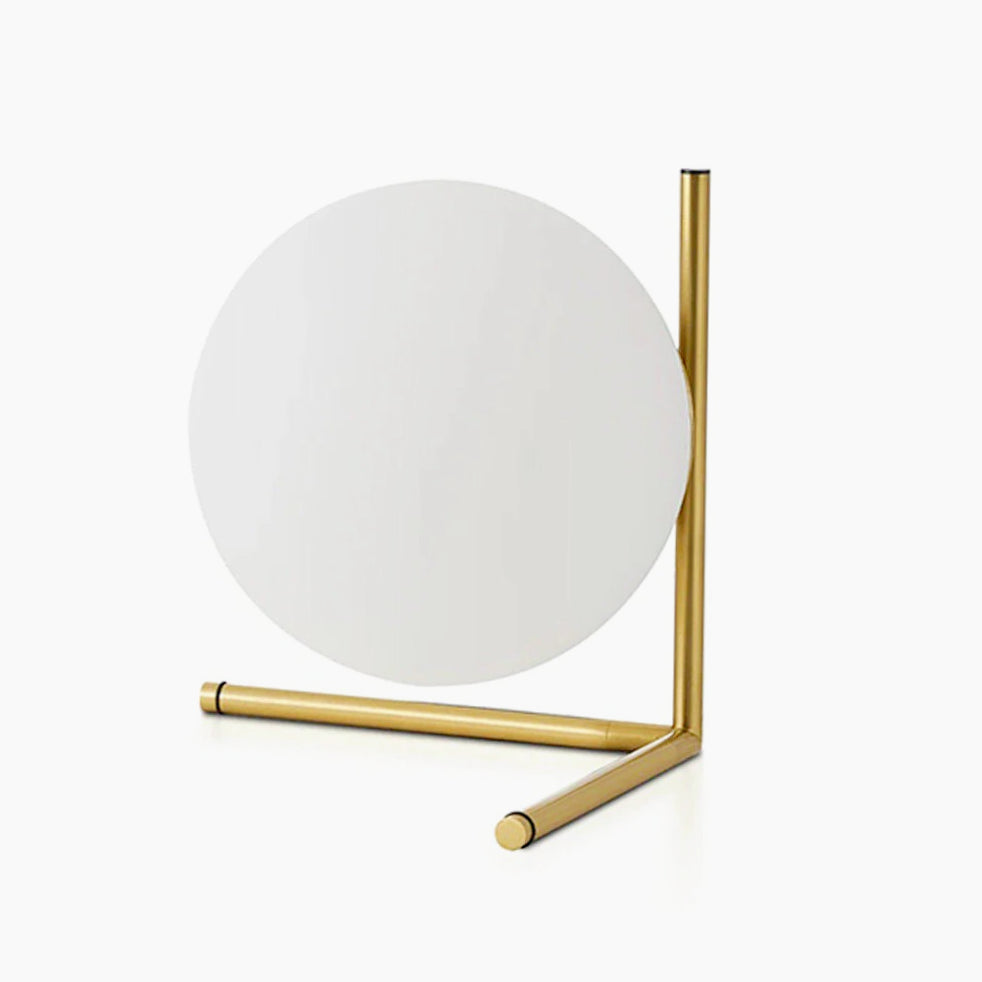 Lampada da comodino decorativa in metallo bronzo – Sfera opaca, attacco G9 - ambraled