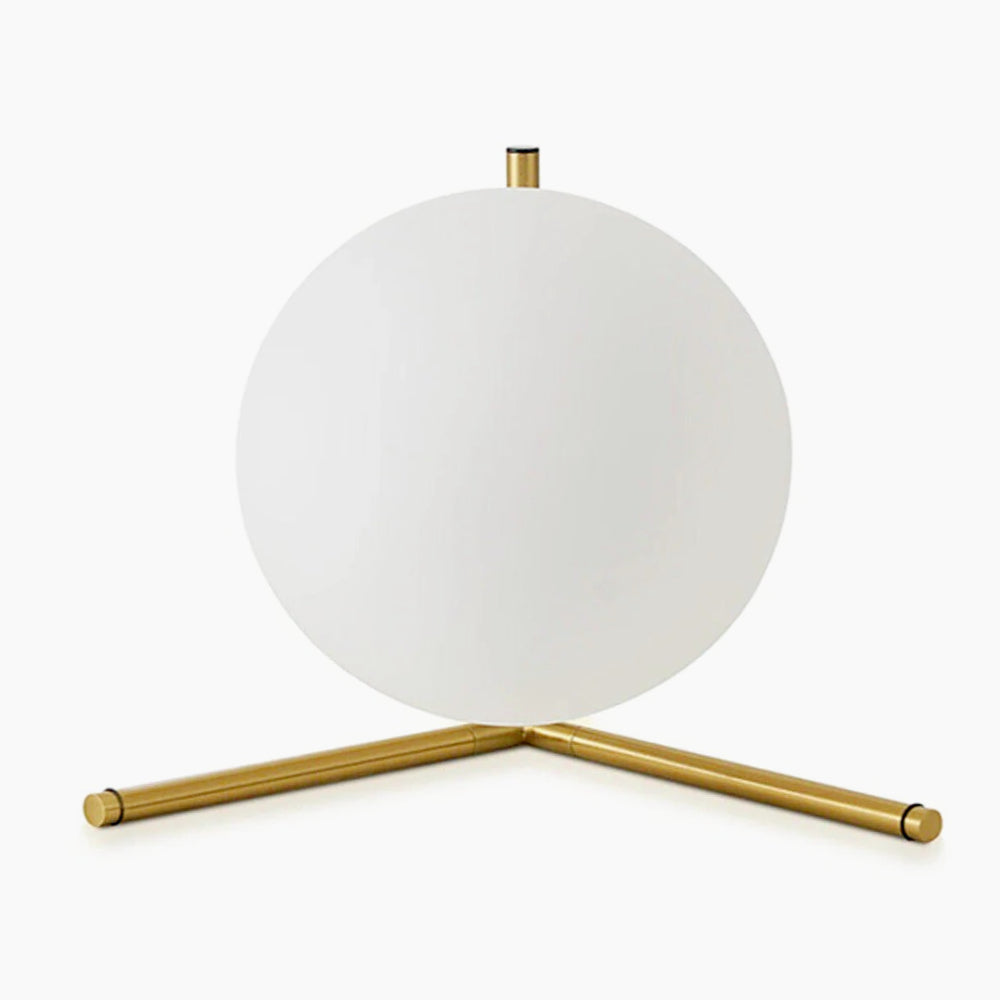 Lampada da comodino decorativa in metallo bronzo – Sfera opaca, attacco G9 - ambraled