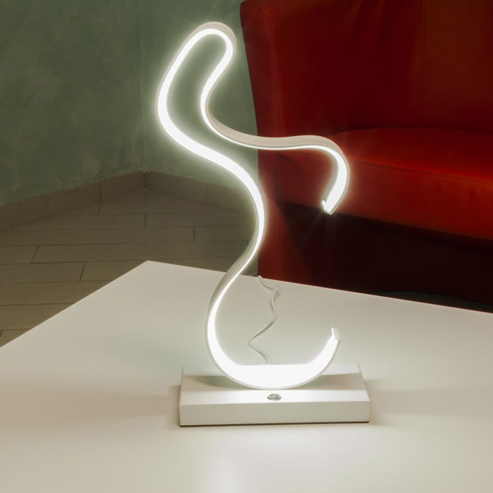 Lampada LED da terra 43W – Decorativa con CCT, telecomando e App - ambraled