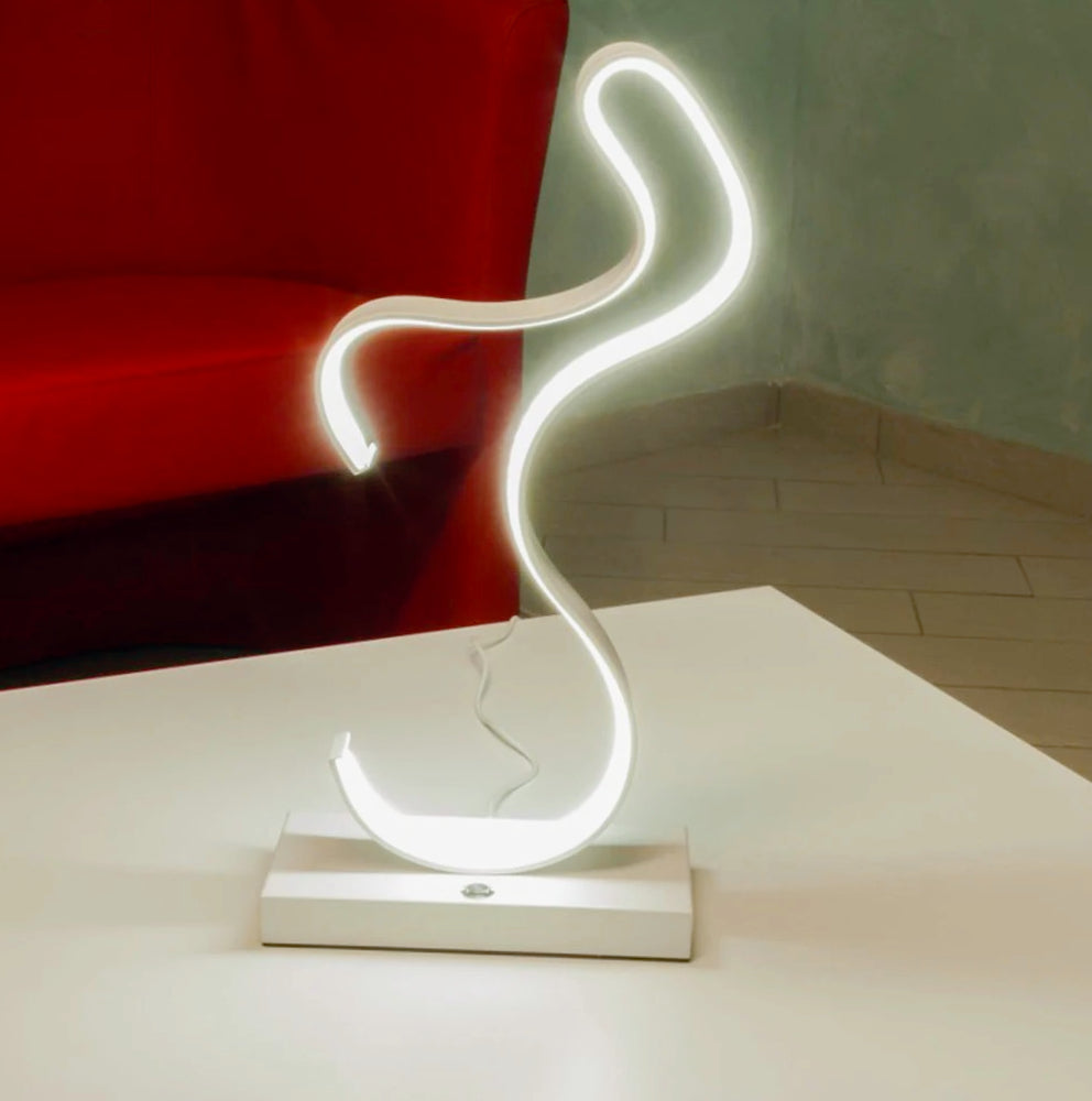 Lampada LED da terra 43W – Decorativa con CCT, telecomando e App - ambraled