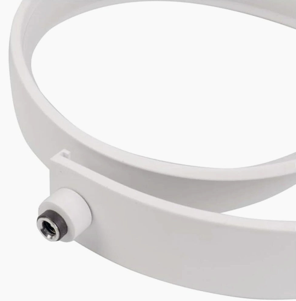 Lume da comodino LED – a spirale curva 12W bianca - ambraled