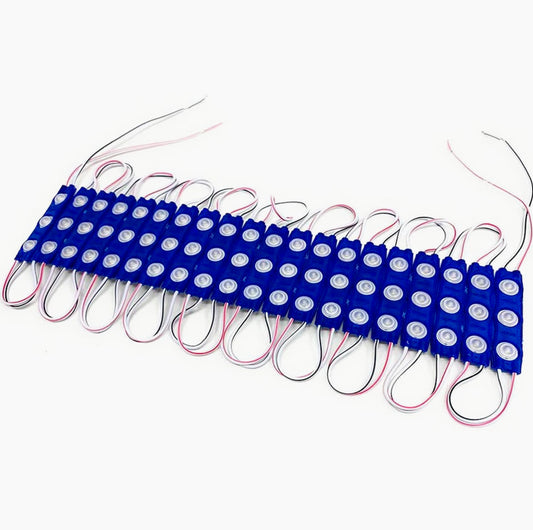 Modulo LED 12V 20 strisce 3LED 2835 – blu IP65 per insegne - ambraled