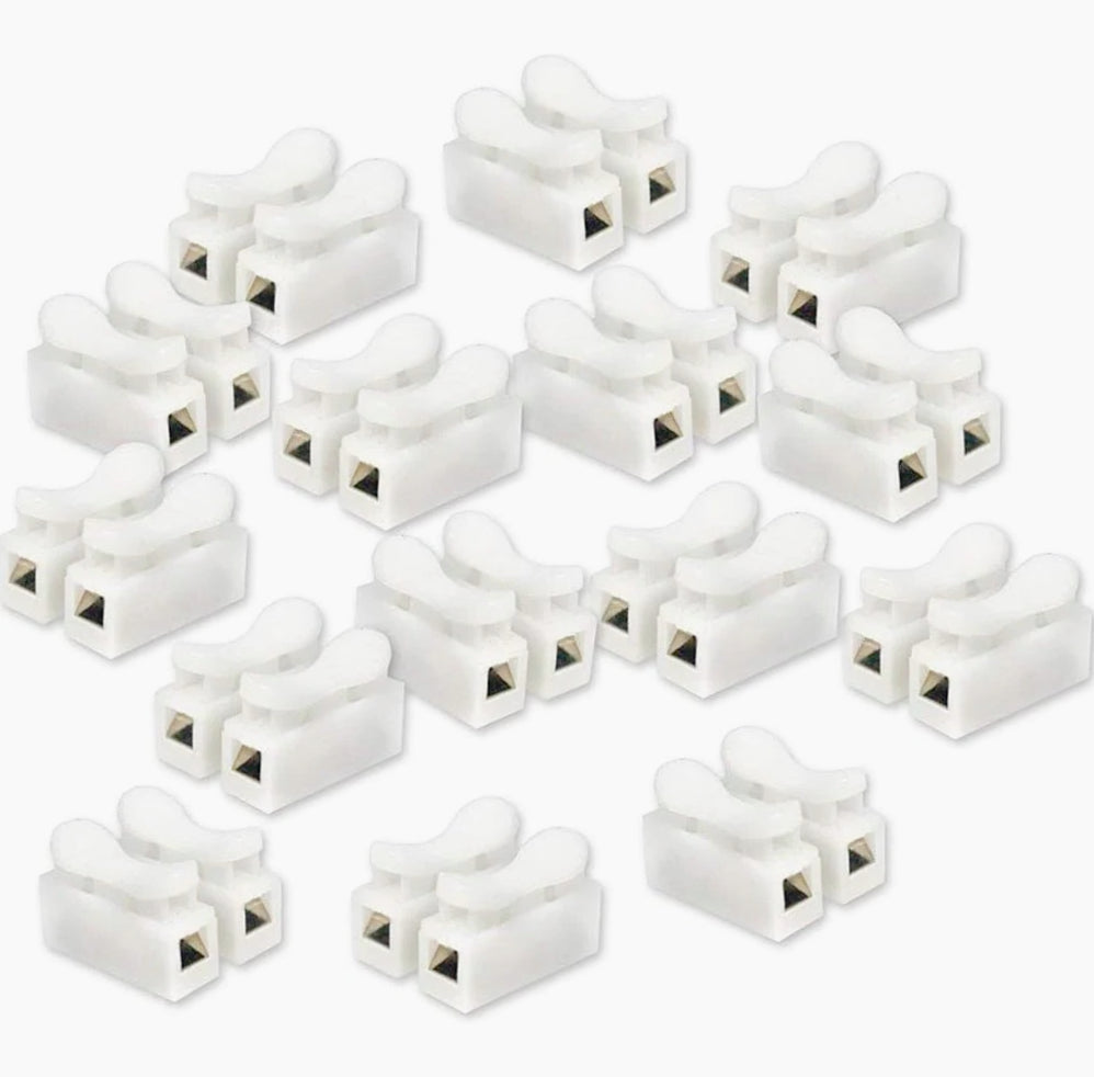 Set 36 morsetti a molla per cavi 220V 5A, installazione senza saldatura - ambraled