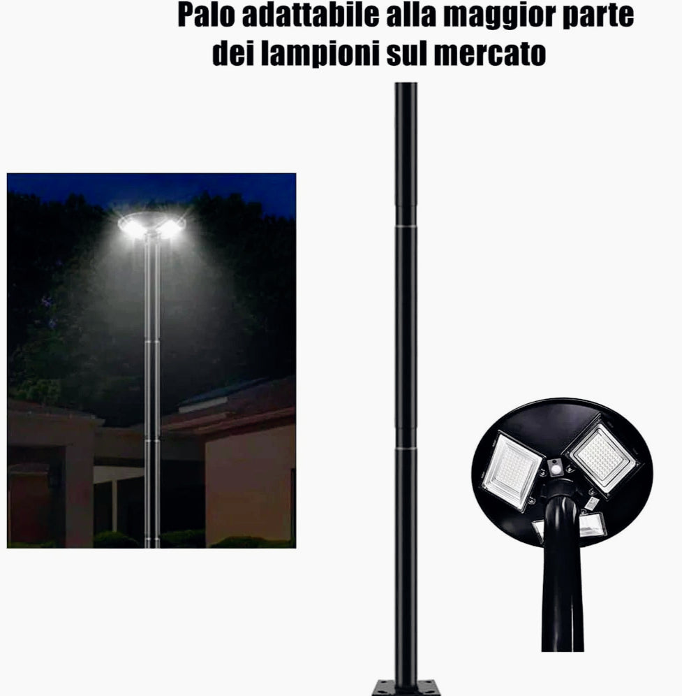 Palo staffa UFO 3MT – 3 pezzi da 1MT per lampione - ambraled