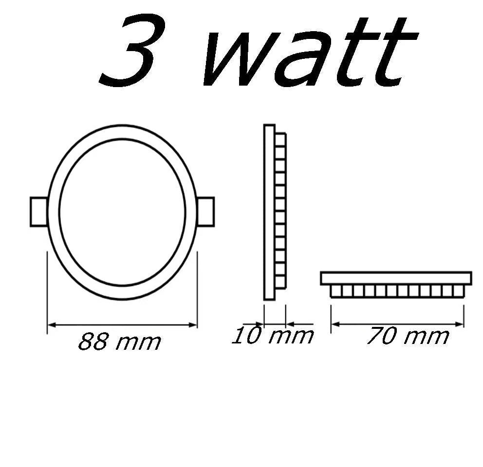 Pannello LED rotondo slim – 3/6/12/18/20/24W CCT - ambraled