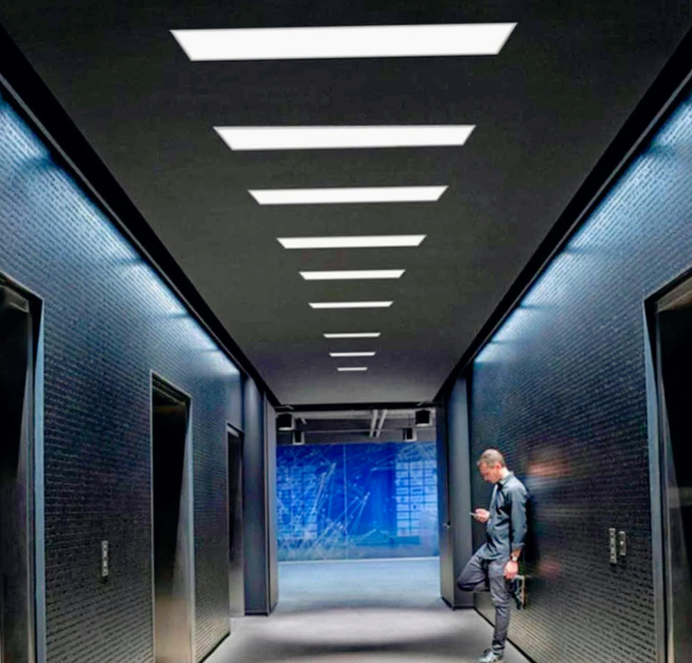 Pannello LED 40W 120x30cm – rettangolare CCT tecnologia - ambraled