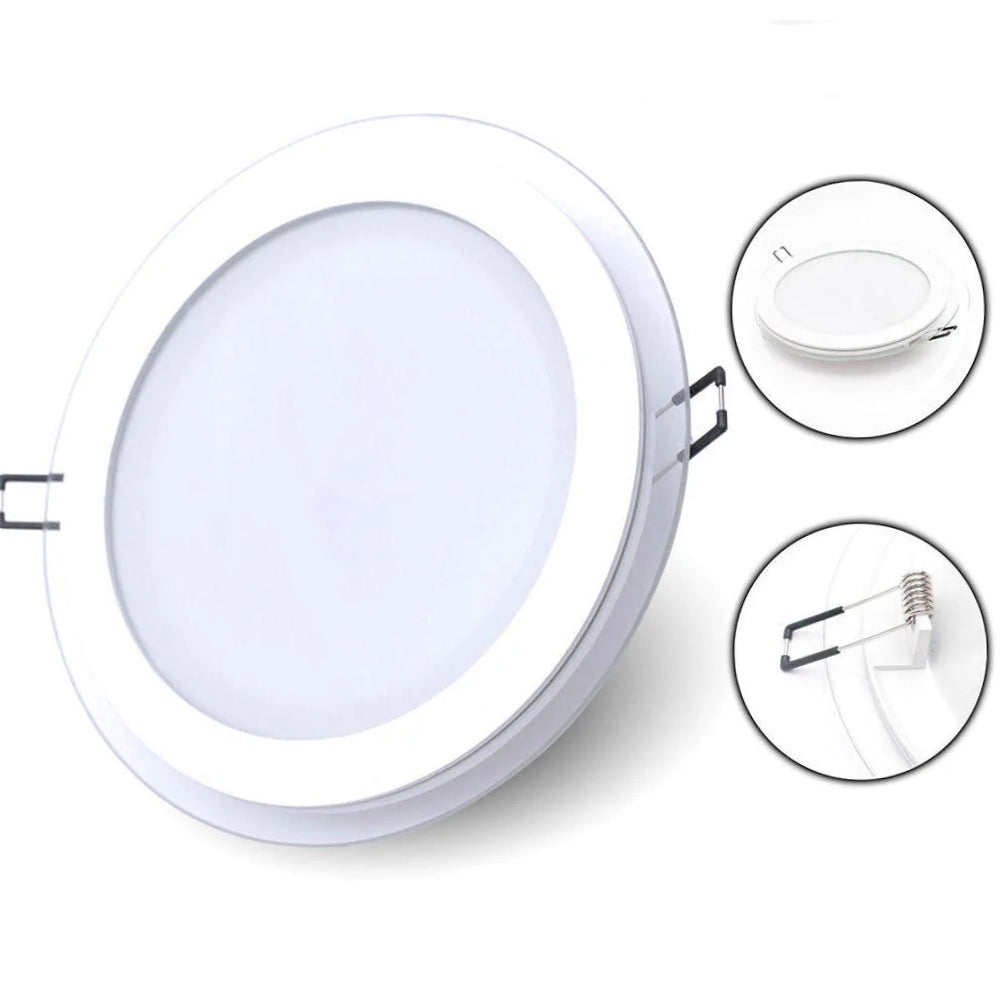 Pannello LED slim 6W – incasso vetro CCT tecnologia - ambraled